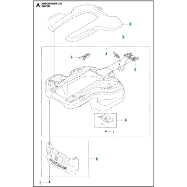 Automower® 305 - 2020 - Dæksel