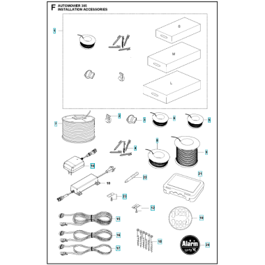Automower® 305 - 2020 - Installation af tilbehør