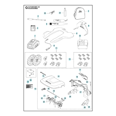 Automower® 305 - 2022 - Tilbehør