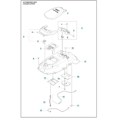 Automower® 405X - 2023 - Chassis øverste