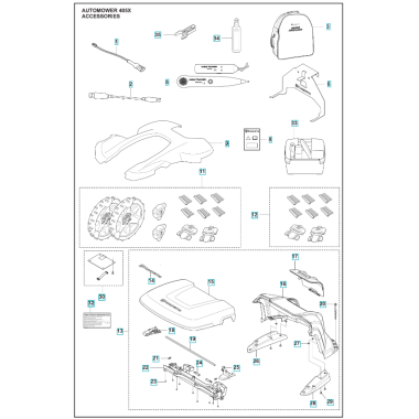 Automower® 405X - 2023 - Tilbehør