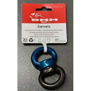 DMM Axis Swivel - Sw100 Titanium/Blue 36kN
