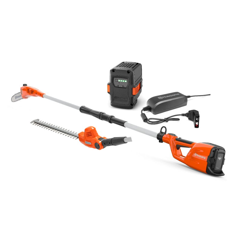 Husqvarna 120iTK4 + HK4 + PK4 Stangsav inkl. Batteri/lader