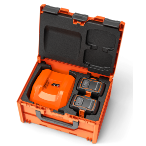 Husqvarna batteri lade kit inkl. 2 x 40-B220X + 1 x 40-C500X