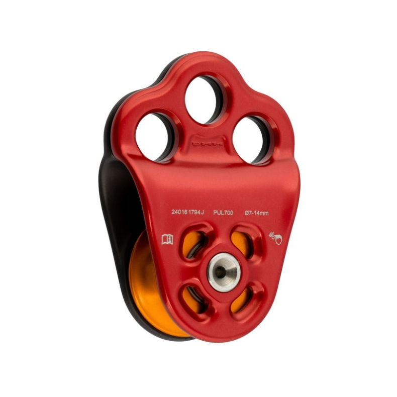 DMM-rebskive Triple Attachment Pulley 2