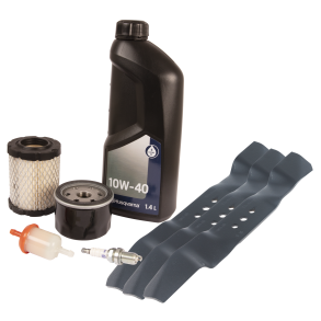 Husqvarna servicekit - 599 89 66-01 + 3 stk. knive (94 combi) - R 213C - (Briggs & Stratton motorer)