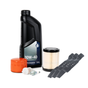 Husqvarna servicekit - 599 89 66-01 + 3 stk. knive (94 combi) - R 213C - (Briggs & Stratton motorer)