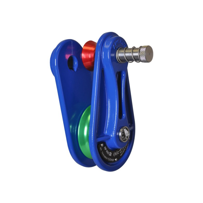 Kasteblok med en rulle