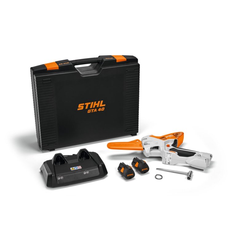 Stihl GTA 40 beskresav med 2 x batteri og lader