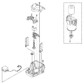 Klippemotor kpl. - 599 52 13-01