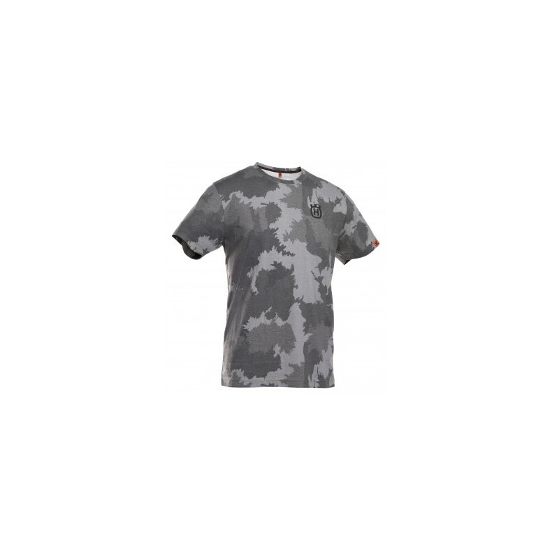 Husqvarna t-shirt med korte rmer stlgr camouflage